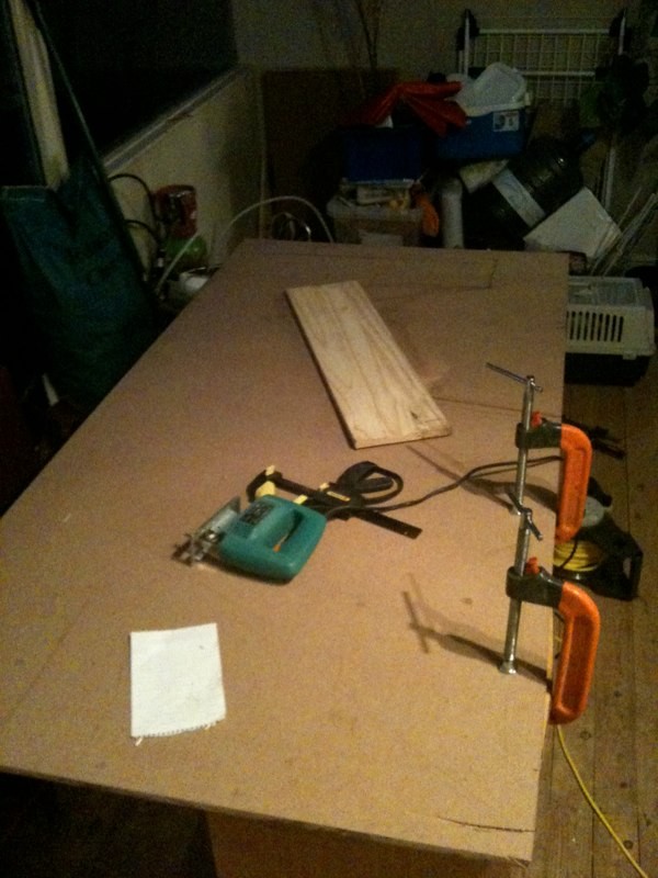 Cutting the MDF